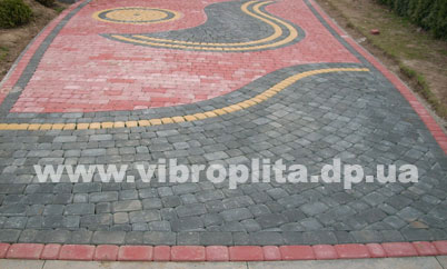 Тротуарная плитка в Ялте - пример нашей работы